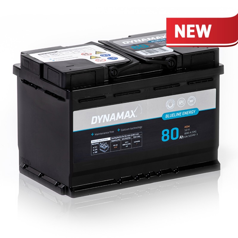 Autobatéria DYNAMAX BLUELINE 80 AGM